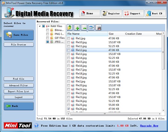 Photo recovery free software program2